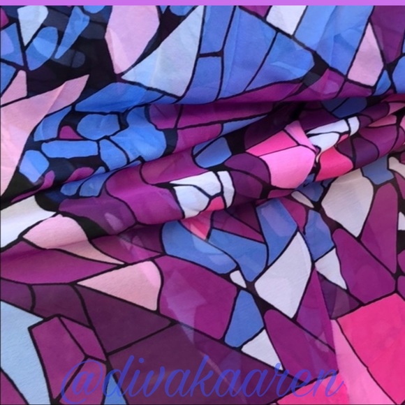 GORGEOUS Geometric Kimono | Duster | Cover Up - Picture 4 of 7